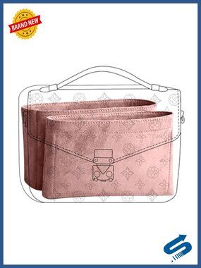 Felt Handbag Organizer Insert Lightweight Rectangular Purse Tote Shaper